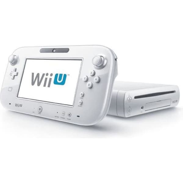 Konsol Wii U - Vit - Komplett - 1 Wii-spel ingår - Tillbehör ingår - I mycket gott skick- USED