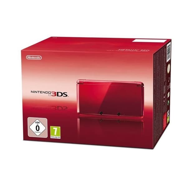 METAL RED 3DS KONSOLL- USED