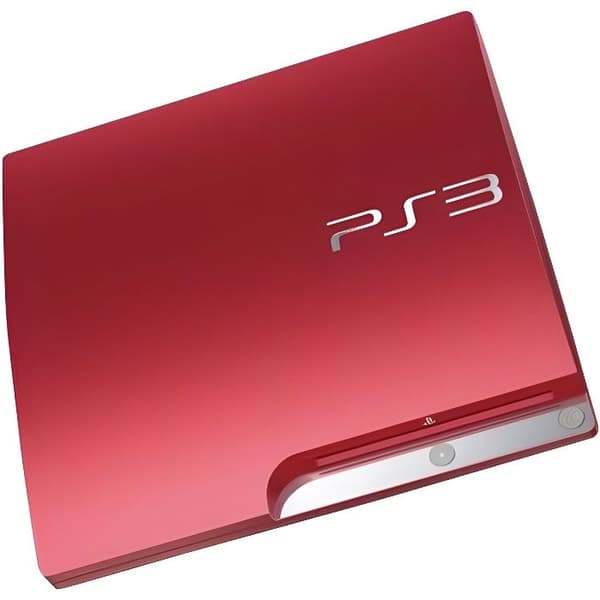 Sony PlayStation 3-spelkonsol - 320 GB HDD röd - Full HD, 1080i, HD, 480p, 480i- USED