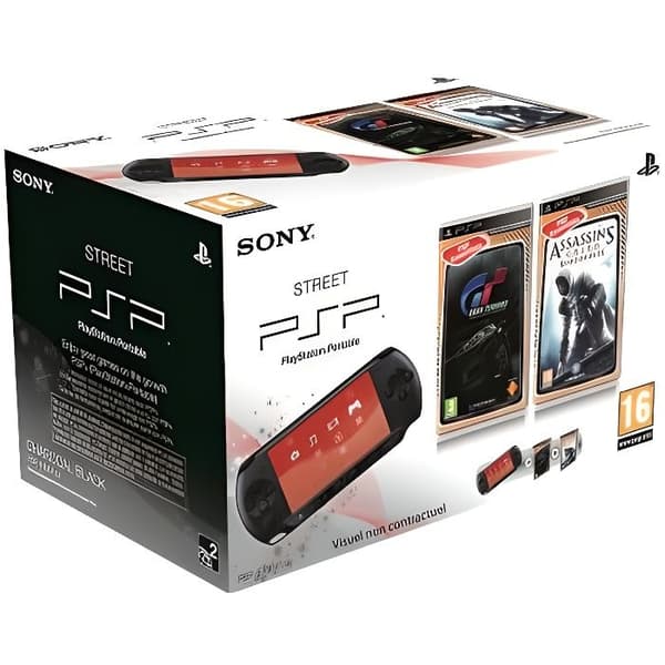Konsol SONY PSP + Gran Turismo + Assassin's Cre...- USED