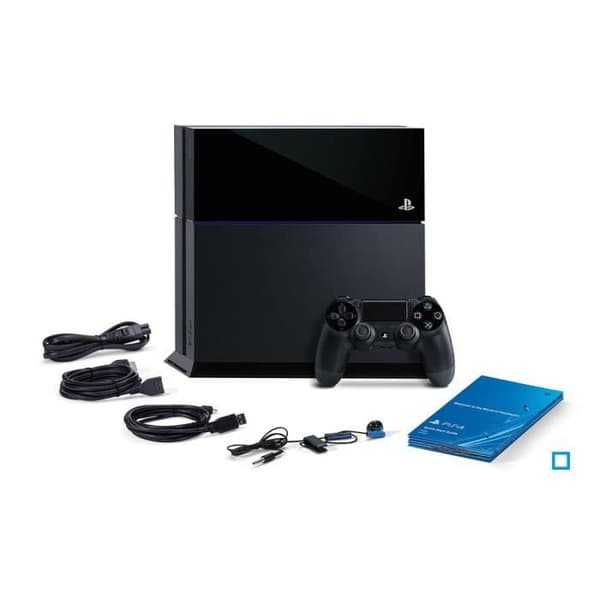 Spelkonsol - Sony - PlayStation 4 - Svart - Standard - 4 kontroller max- USED