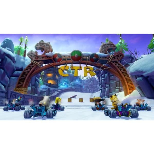 Playstation Crash Team Racing Nitro-drivet 500gb ps4-paket (ps4)- USED