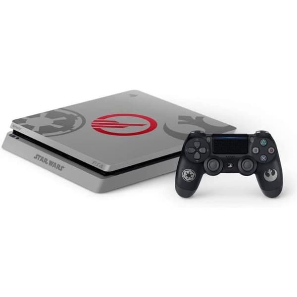 PS4 Slim 1TB + Star Wars Battlefront II Deluxe Edition- USED