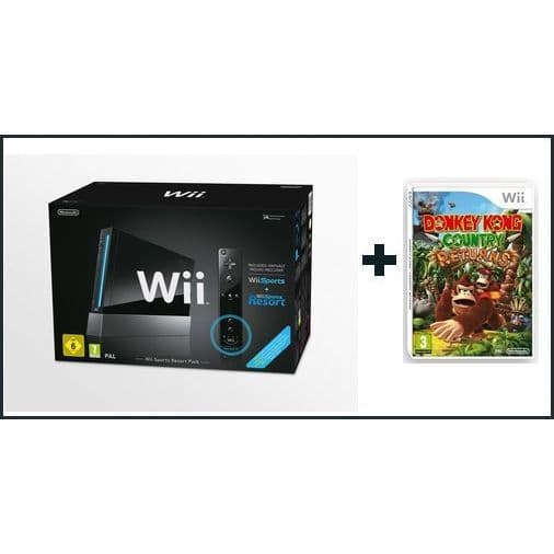 Wii NOIRE SPORTS RESORT + DNKEY KONG ÅTERKOMMER- USED