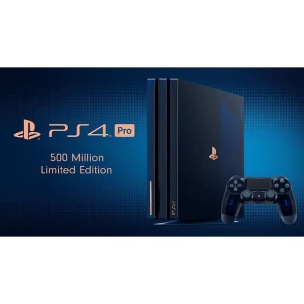 Vardagsrumskonsol - Sony - PlayStation 4 Pro 2 TB - 500 miljoner begränsad upplaga - Svart- USED