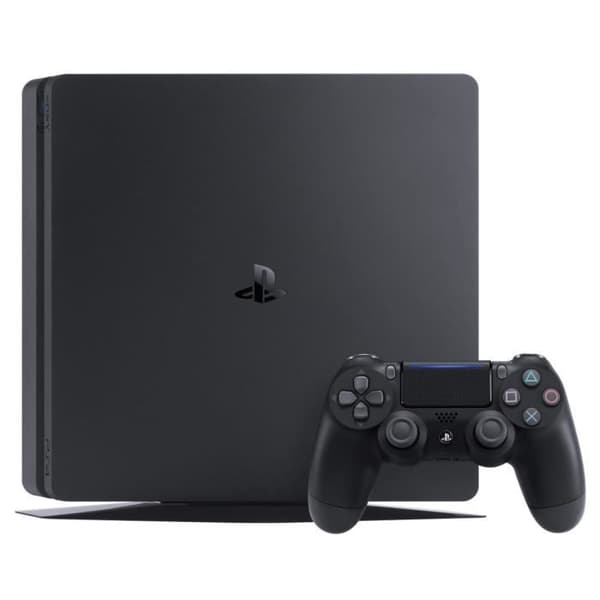 Console PS4 Slim 500GB Black/Jet Black - PlayStation Official- USED