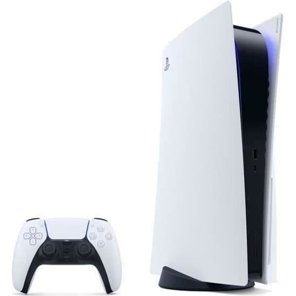 SONY Console PS5 White Standard Edition 825 GB (2020) - Renoverad - Bra skick- USED