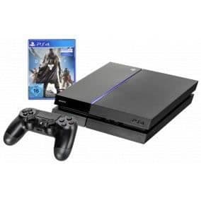Sony Playstation 4 500GB spelkonsol med Destiny USK 16 - Svart - PS4 - Blu-ray - HDMI - WLAN- USED