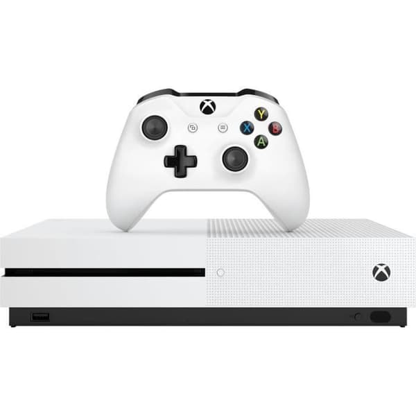 MICROSOFT Xbox One S 500 GB vit - Renoverad - Mycket bra skick- USED