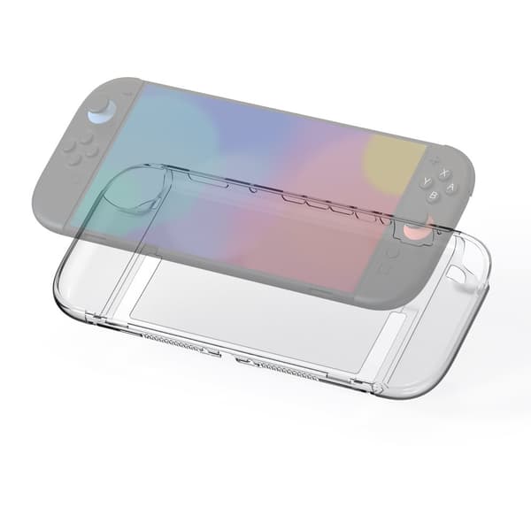 INF Kristallklart PC-fodral för Nintendo Switch 2 - Delad design
