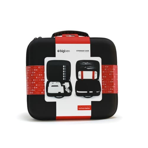 Bigben Storage Case Black Hard Case for Switch Including Docking Station Compatible with Switch Lite/OLED