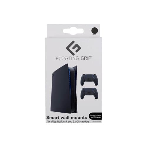 FLOATING GRIP Standard Bundle monteringssats - för game console / 2 controllers - svart