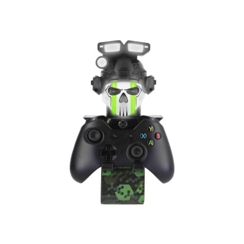 Exquisite Gaming Cable Guys Call of Duty Ghost Ikon laddningsställ - USB Svart, Grön