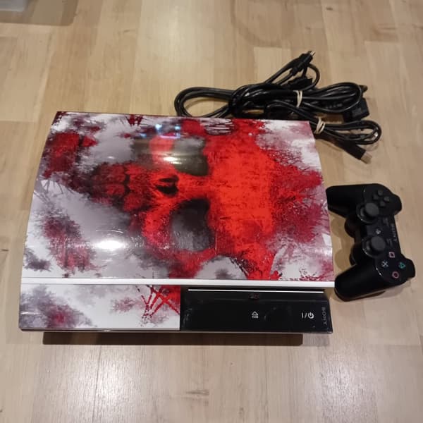 Perusyksikkö 80GB War Light Skin Playstation 3 PS3 (Käytetty)