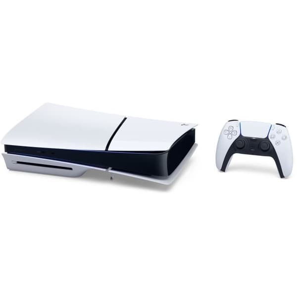 Paket PS5 Standard: Konsol PlayStation 5 (Slim-modell) + Astro Bot (Kod)