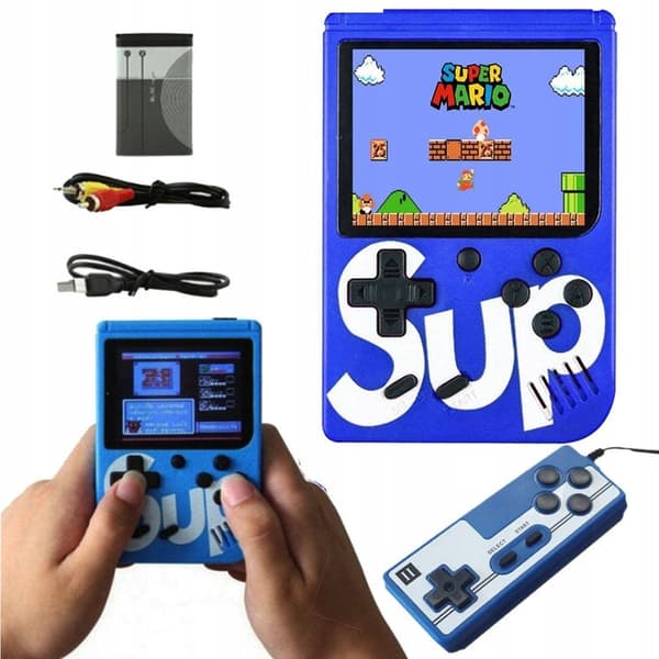 MINI RETRO SPILKONSOL BÆRBAR 400 SPIL TV MARIO GAME BOY CLASSIC SUP