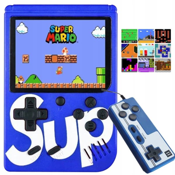 MINI RETRO SPILKONSOL BÆRBAR 400 SPIL TV MARIO GAME BOY CLASSIC SUP