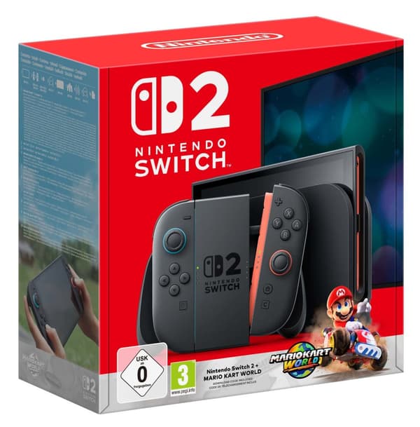 Nintendo Switch 2 Console + Mario Kart World Bundle (Leverans mitten på juli) - Nintendo Switch 2