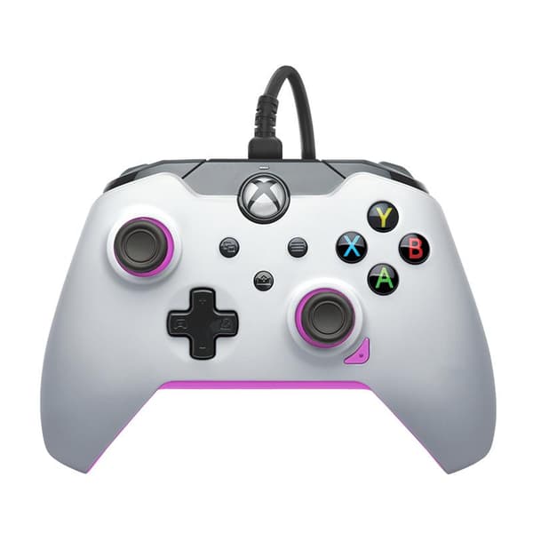 PDP-pelin langallinen ohjain - Xbox Series X + S & Xbox One - sulake valkoinen