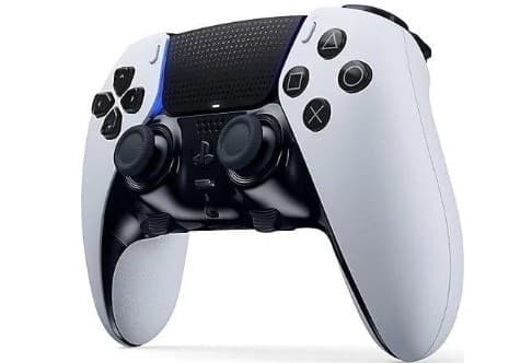 SONY DUALSENSE EDGE -peliohjain PlayStation 5:lle, musta, valkoinen