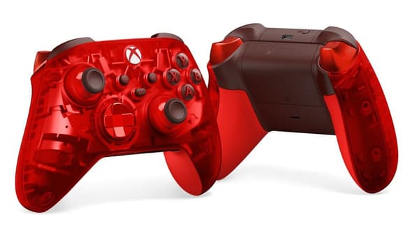 Microsoft Xbox trådløs controller – Pulse Cipher Special Edition rød Bluetooth-gamepad analog/digital Xbox Series S, Android, Xbox Series X, iOS, PC