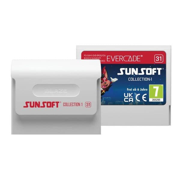 Blaze Evercade Sunsoft Collection Red Cart 31-konsol-RETROGAMING