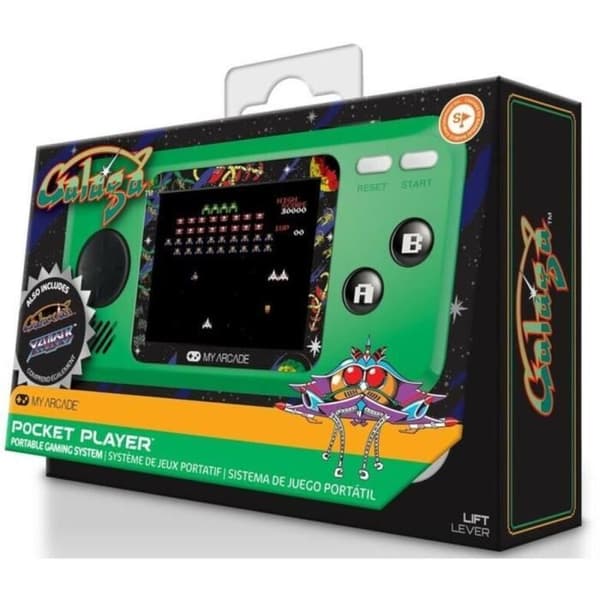 Portable Console Pocket Player - My Arcade - GALAGA