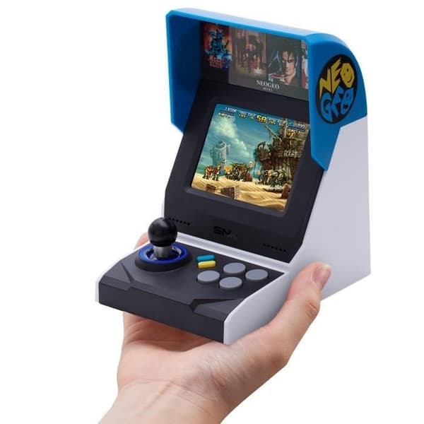 Neo Geo Mini International Edition-konsol - SNK - 40 spel - Vit och svart