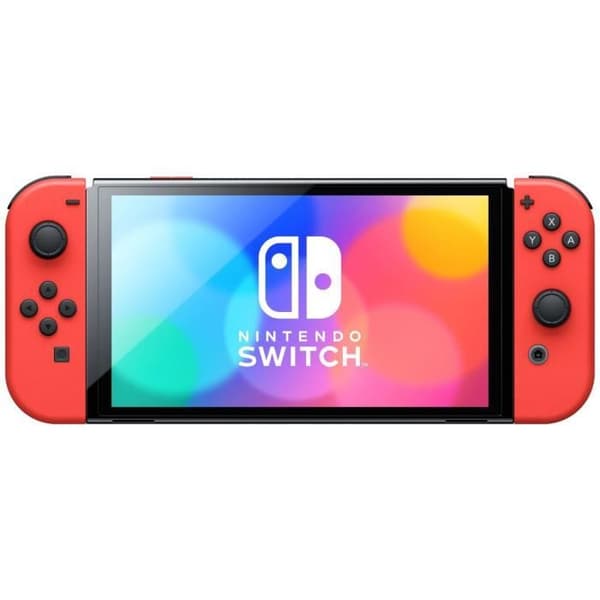 Nintendo Switch-konsol - OLED-modell • Mario Limited Edition (röd)
