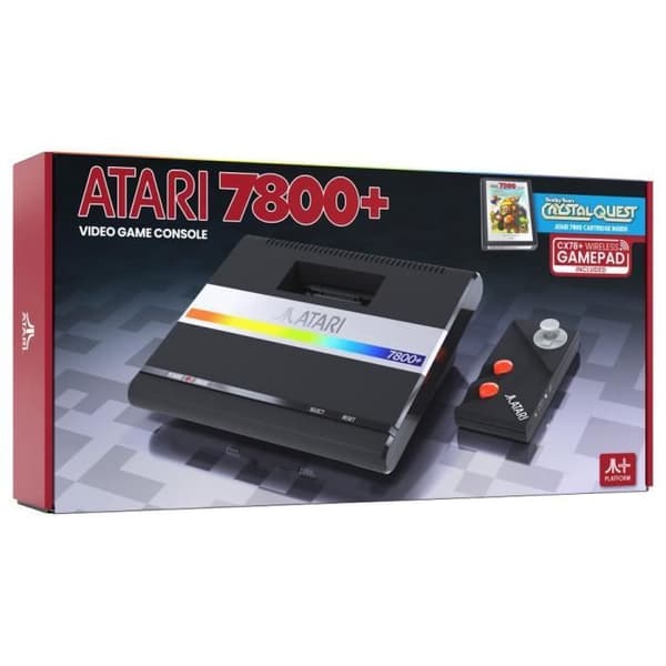 Sällskapskonsol - Atari - 7800 - Retrogaming - Svart - Standardutgåva