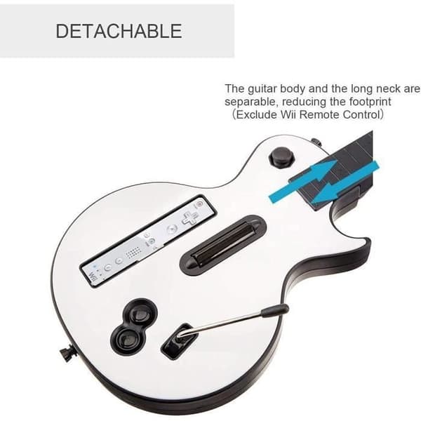 Trådlös Gitarr DOYO För Spel På Wii Guitar Hero Och Rock Band- REFURBISHED