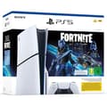 Miniatyrbillede 1 af 6: PS5 Standardpakke: PlayStation 5-konsol (Slim-model) + Fortnite Cobalt Star