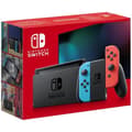 Miniatyrbild 1 av 6: Nintendo Switch-konsol med en neonröd Joy-Con och en neonblå Joy-Con