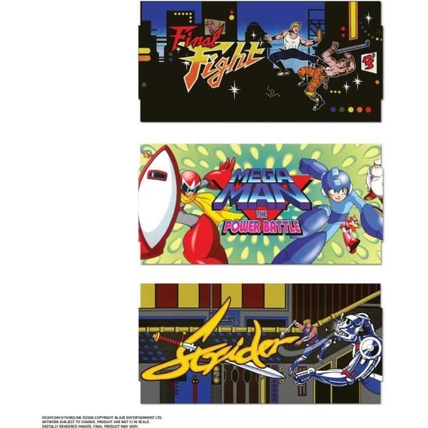 Retro spillekonsol - KUN TIL SPIL - Evercade Alpha Mega Man Bartop Arcade