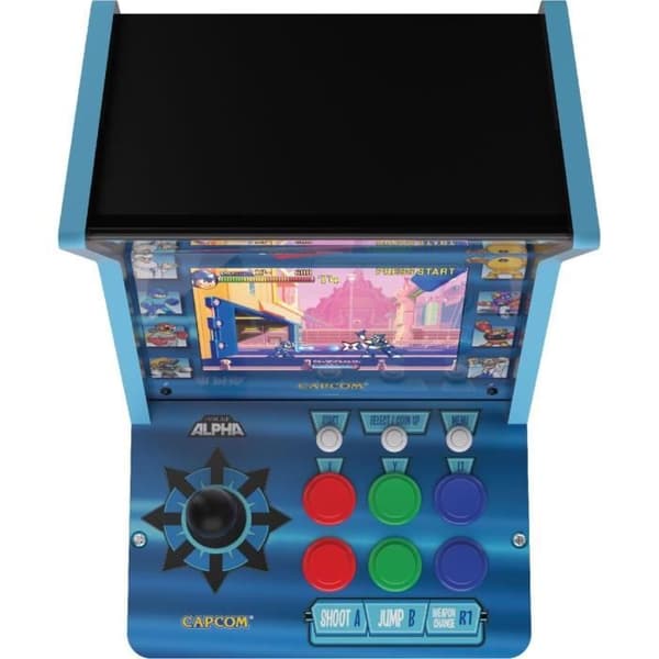 Retro spillekonsol - KUN TIL SPIL - Evercade Alpha Mega Man Bartop Arcade