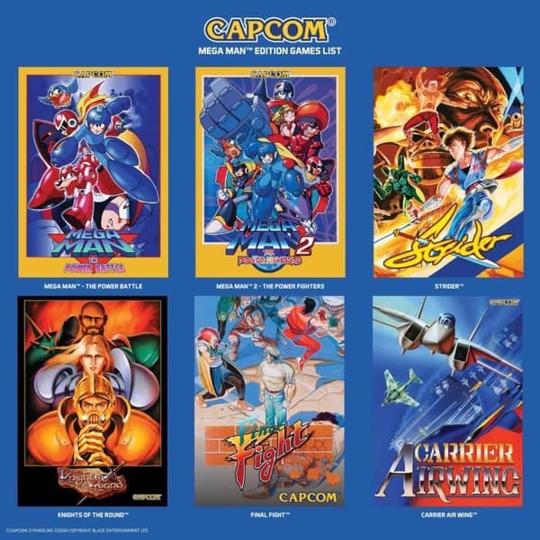 Retro spillekonsol - KUN TIL SPIL - Evercade Alpha Mega Man Bartop Arcade