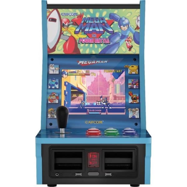 Retro spillekonsol - KUN TIL SPIL - Evercade Alpha Mega Man Bartop Arcade