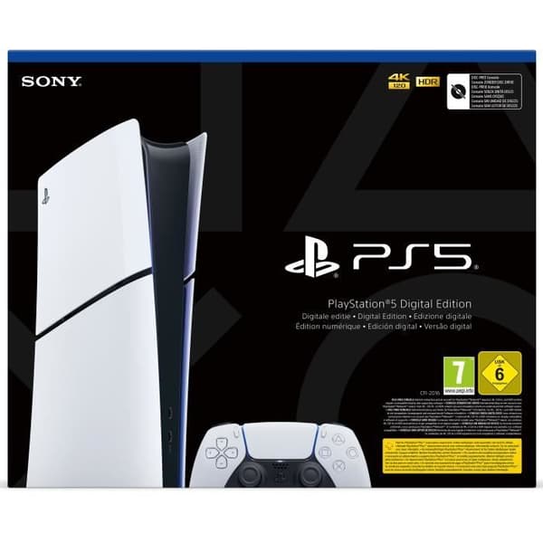 PlayStation 5-konsol - Digital udgave (slank model)