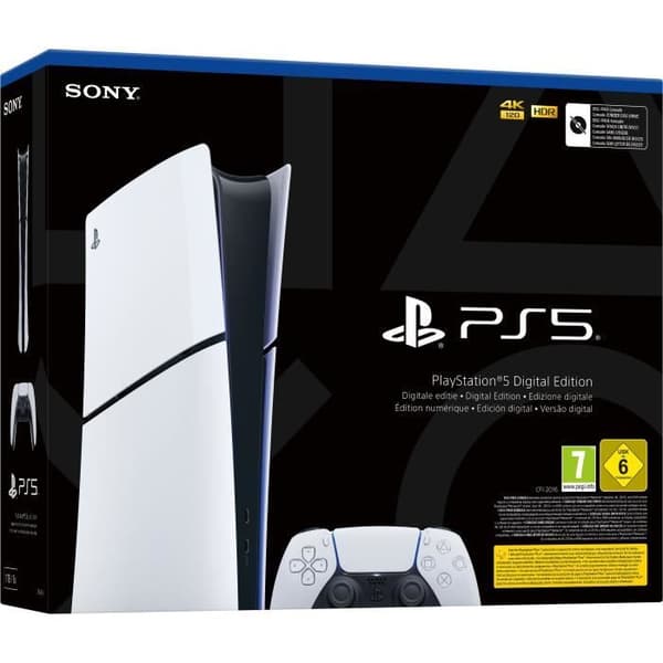 PlayStation 5-konsol - Digital udgave (slank model)