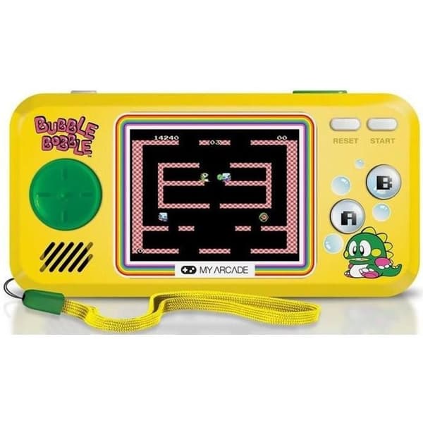 Portable Console Pocket Player - My Arcade - BUBBLE BOBBLE Grön, Gul