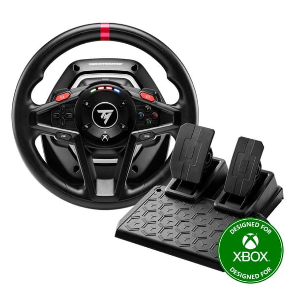 ThrustMaster T128 - rotta ja pedalsat -