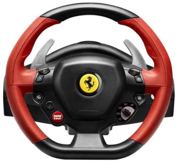 Thrustmaster | Ratt Ferrari 458 Spider Racingratt | Svart/Röd