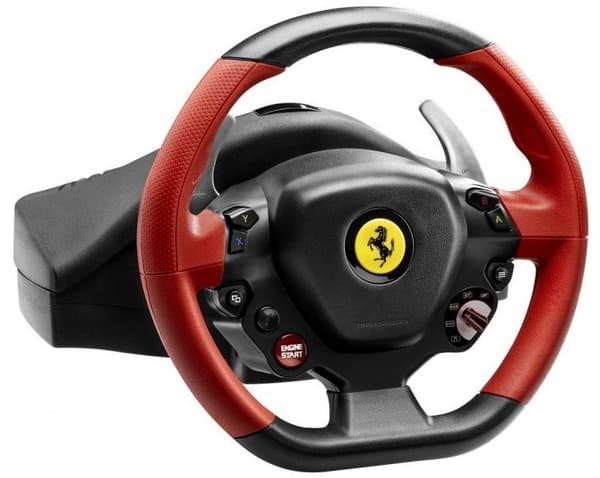 Thrustmaster | Ratt Ferrari 458 Spider Racingratt | Svart/Röd