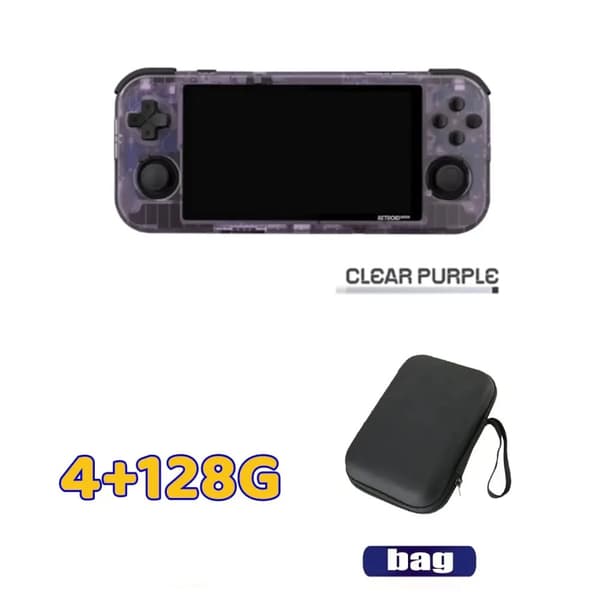 Retroid Pocket 3 Plus håndholdt spillekonsol, 4,7 tommer HD berøringsskærm, op til 65000 spil,RP3 Plus LILLA, 512G Kun 480 ps2
