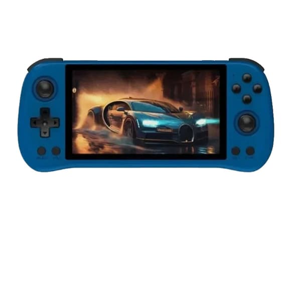 Håndholdt videospilkonsol, 5,5 tommer skærm, 4000 mAh batteri,512G PSP-spil, X55 BLÅ