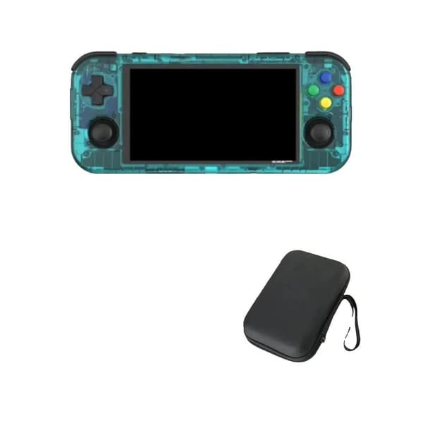Retroid Pocket 3 Plus -kannettava pelikonsoli, 4,7 tuuman HD-täydennäytön kosketusnäyttö, jopa 65000 peliä,RP3 Plus SININEN, 512G Vain 480 ps2