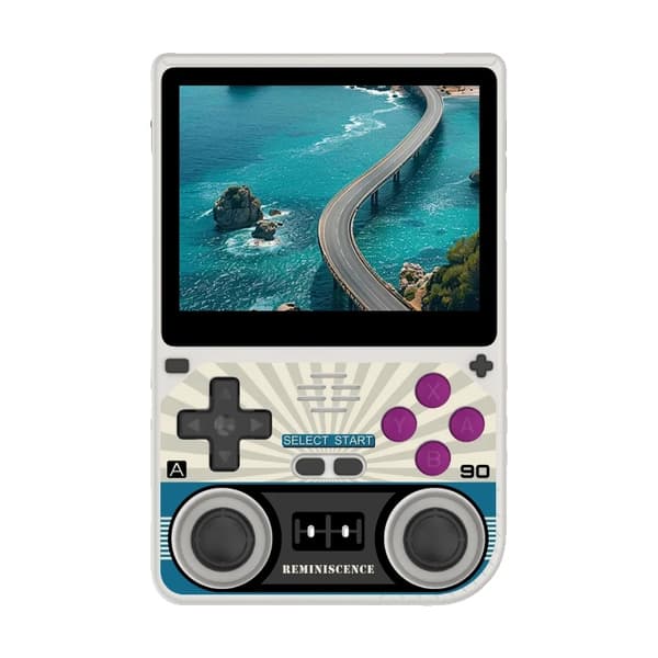 Retro Handheld Spelkonsol, 3,5-tums Skärm, 10 000 Spel Inkluderade,GRÅ, ingen kort
