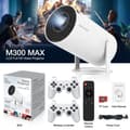Miniatyrbillede 2 af 2: M300 MAX Videospilprojektor, 46000 Indbyggede Spil, 4K 3D Opløsning,HVID 64G, EU