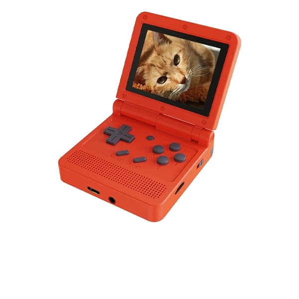Retro-käsikonsoli, 15 000 peliä mukana, 3,0 tuuman IPS-näyttö,Punainen 64GB