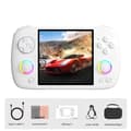 Miniatyrbillede 1 af 2: Håndholdt spilkonsol, 3,95-tommer IPS-display, udvidelig opbevaring,256G og 256G 318PSP, Hvid og taske